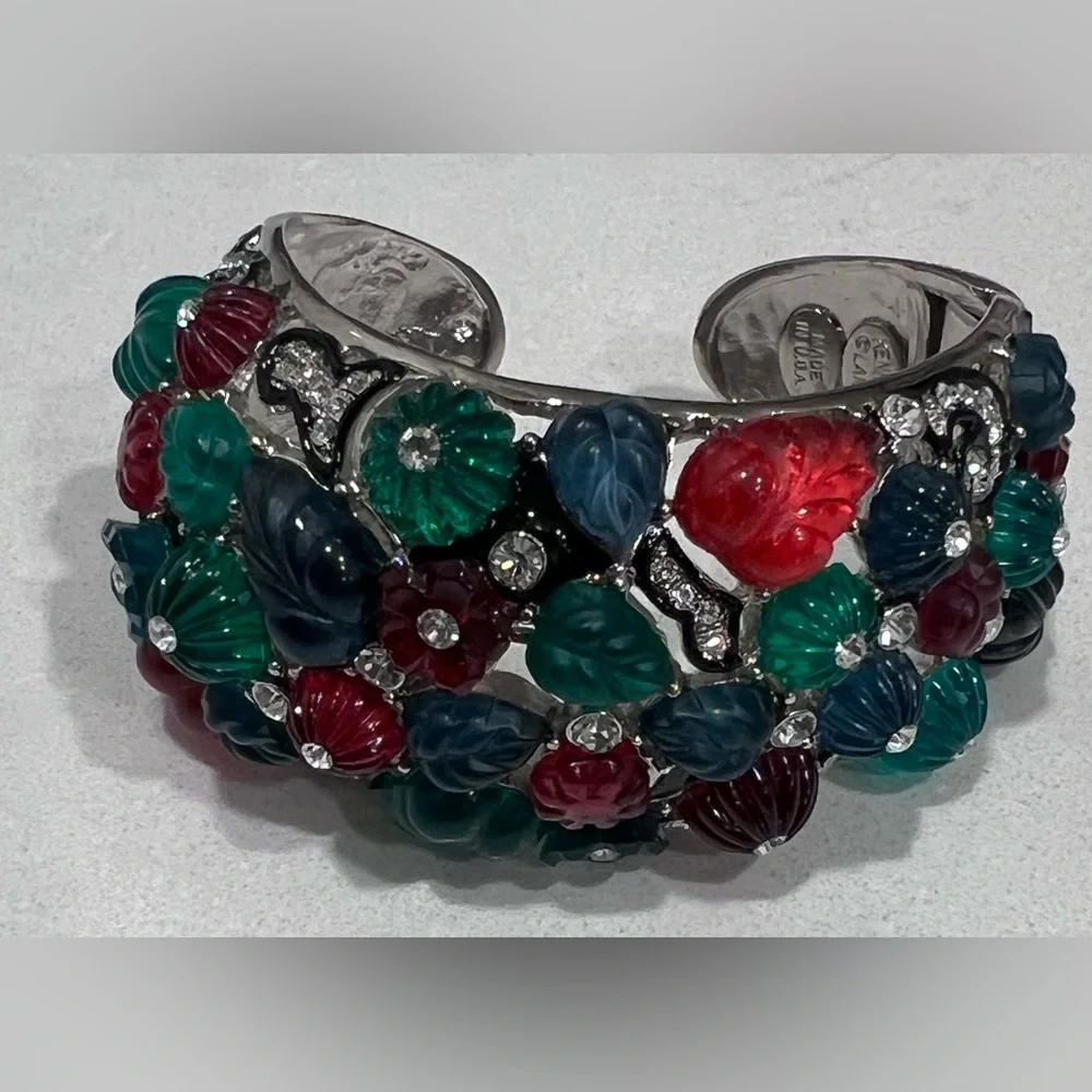 NEW KENNETH JAY LANE‎ KJL TUTTI FRUTTI FRUIT SALAD CUFF BRACELET
